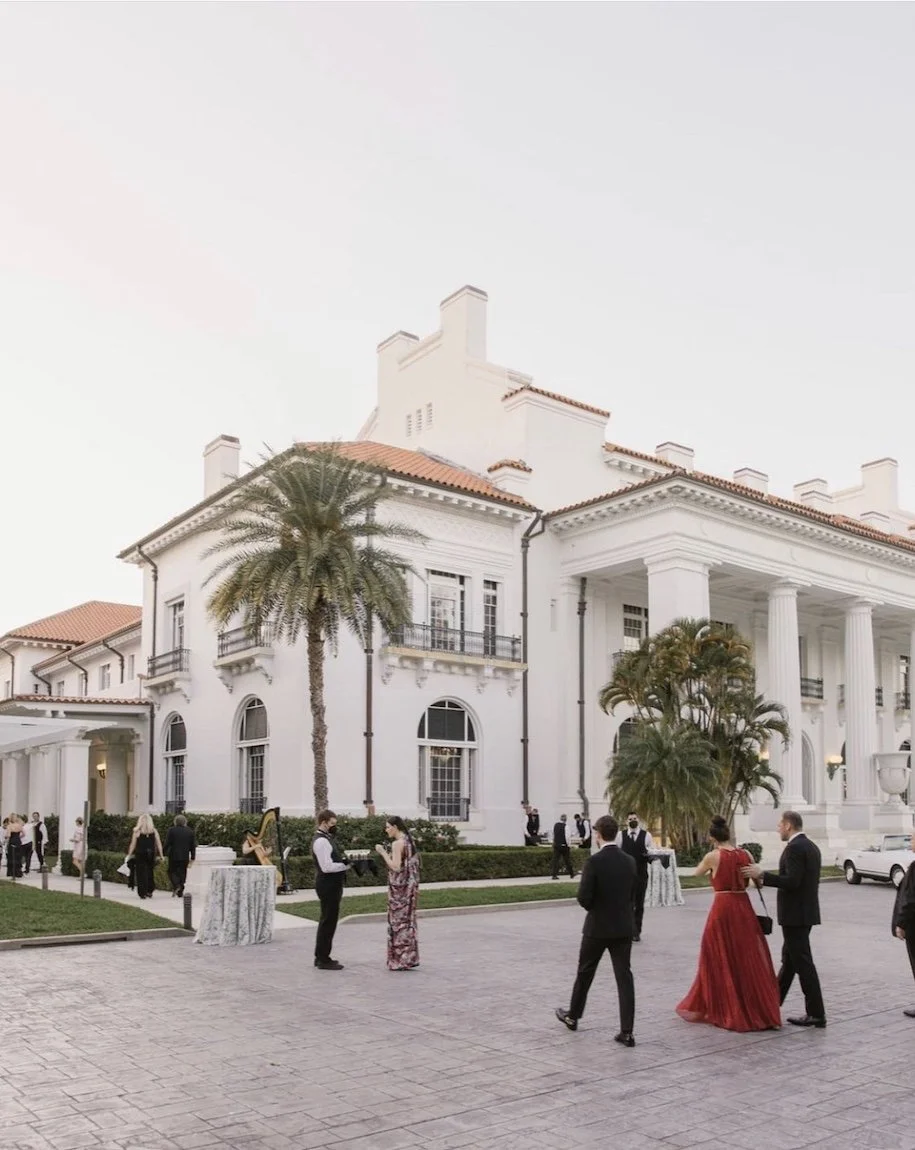 wedding ceremony at Flagler Museum in West Palm Beach