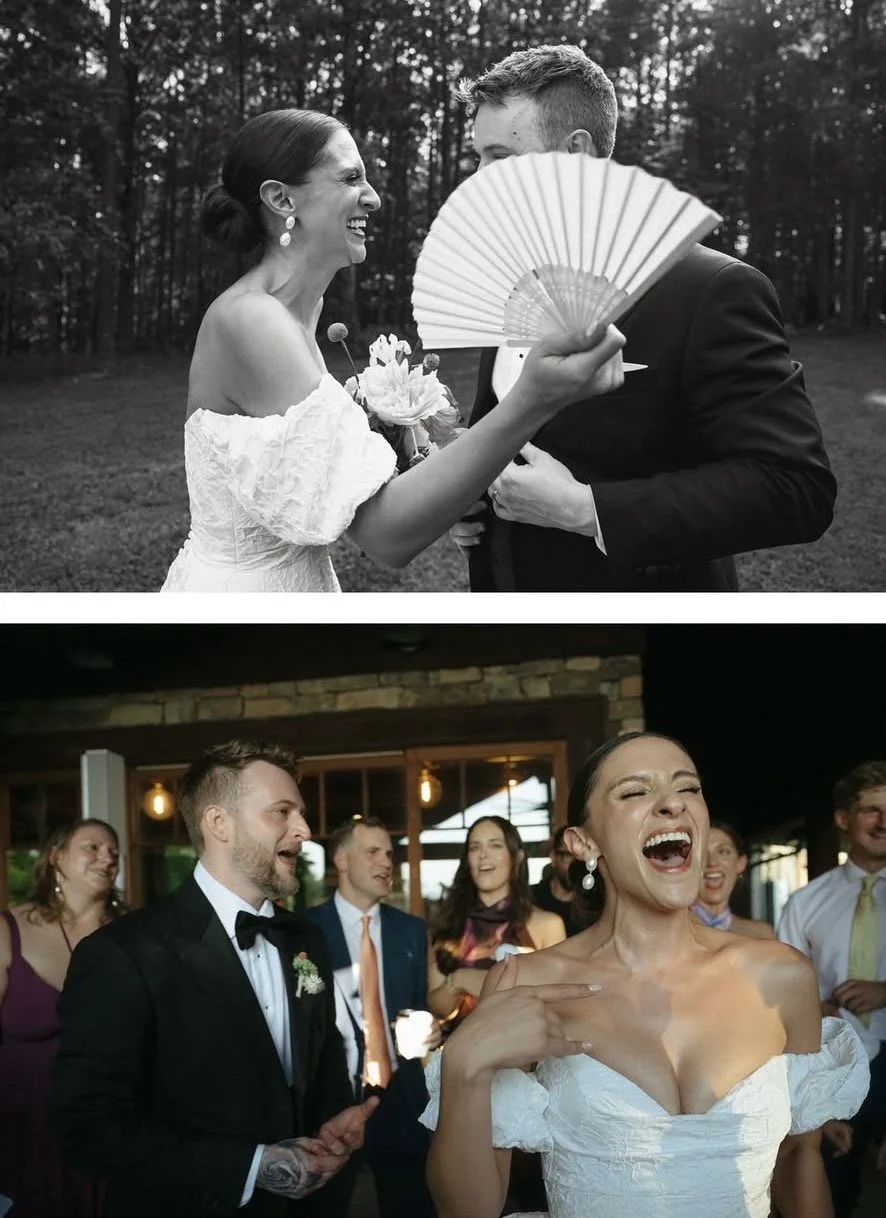 elegant house boheme wedding with bride and groom