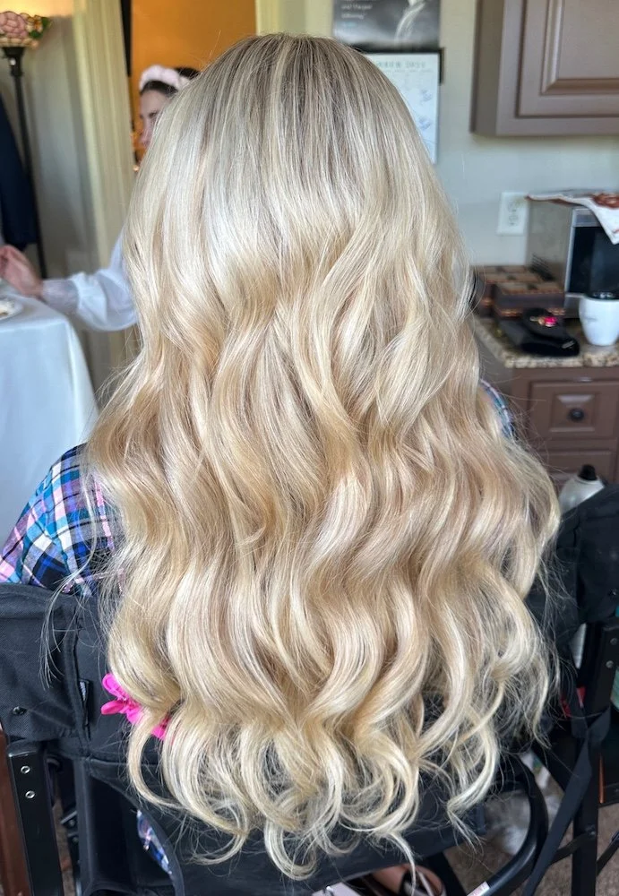 down bridal hairstyle for blonde hair