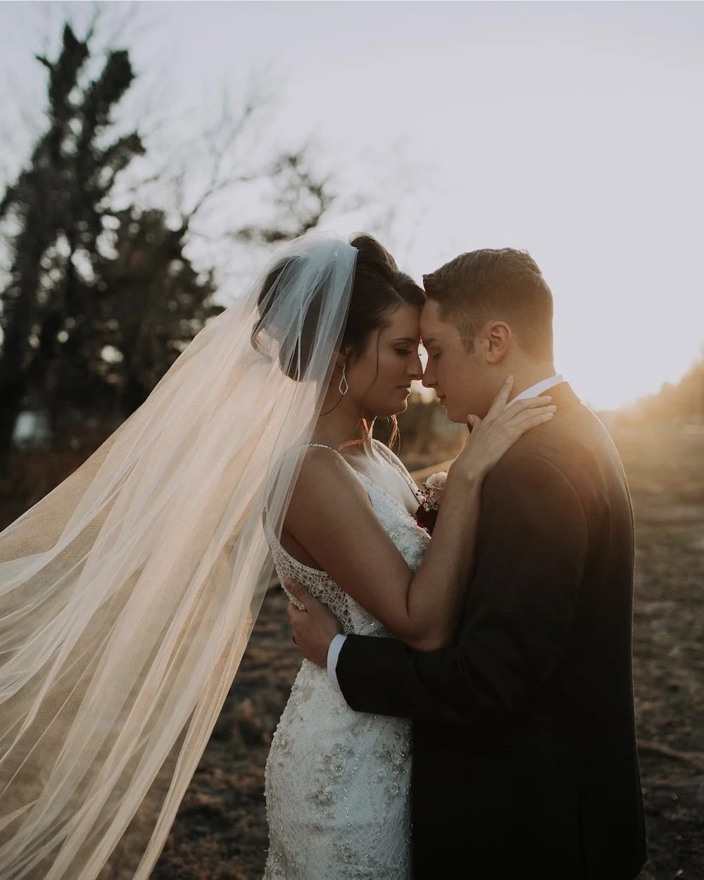 NASCAR driver Christopher Bell wedding portrait