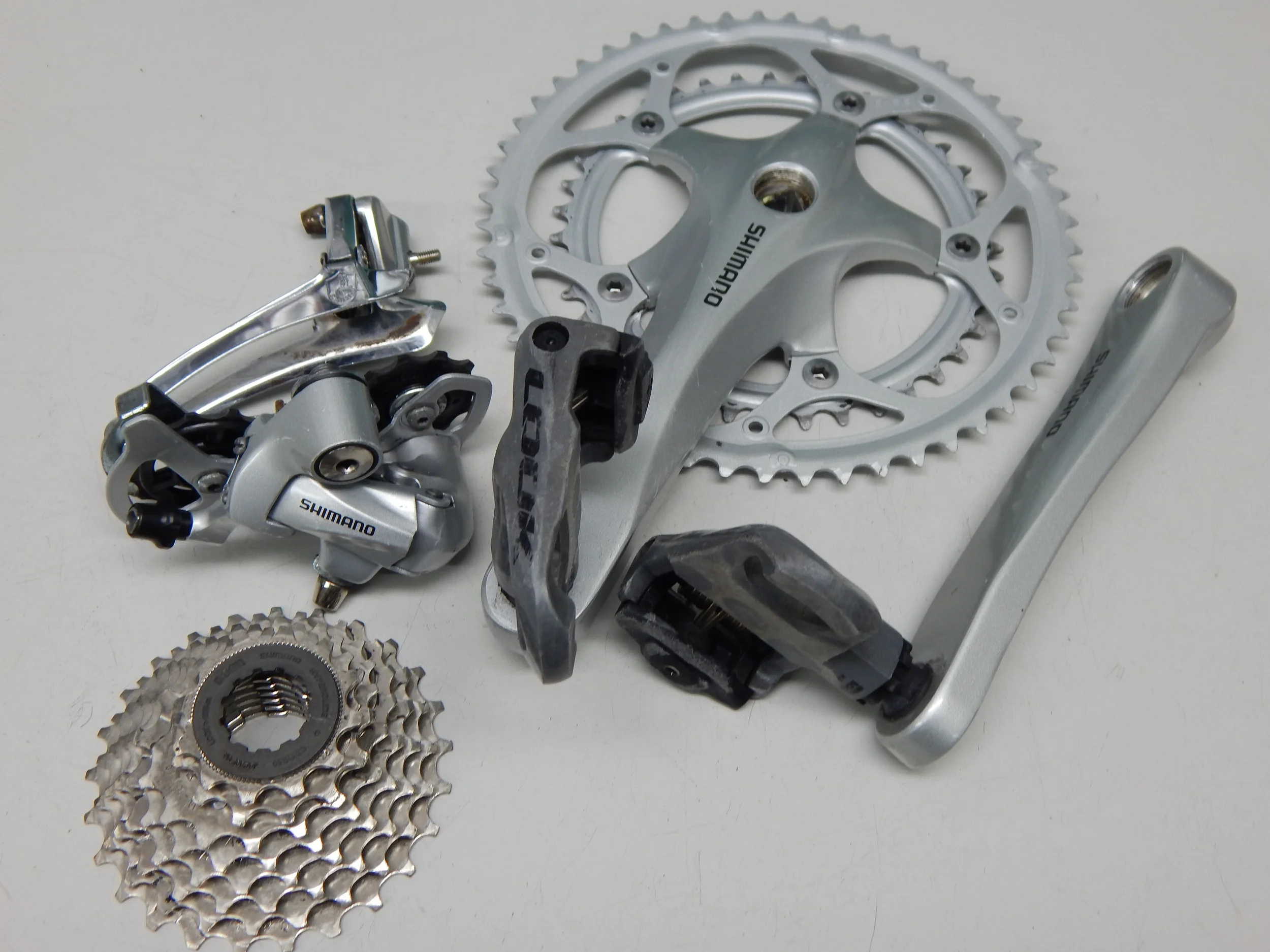 All your drive train parts are cleaned in our bio washer so they are all shiny!