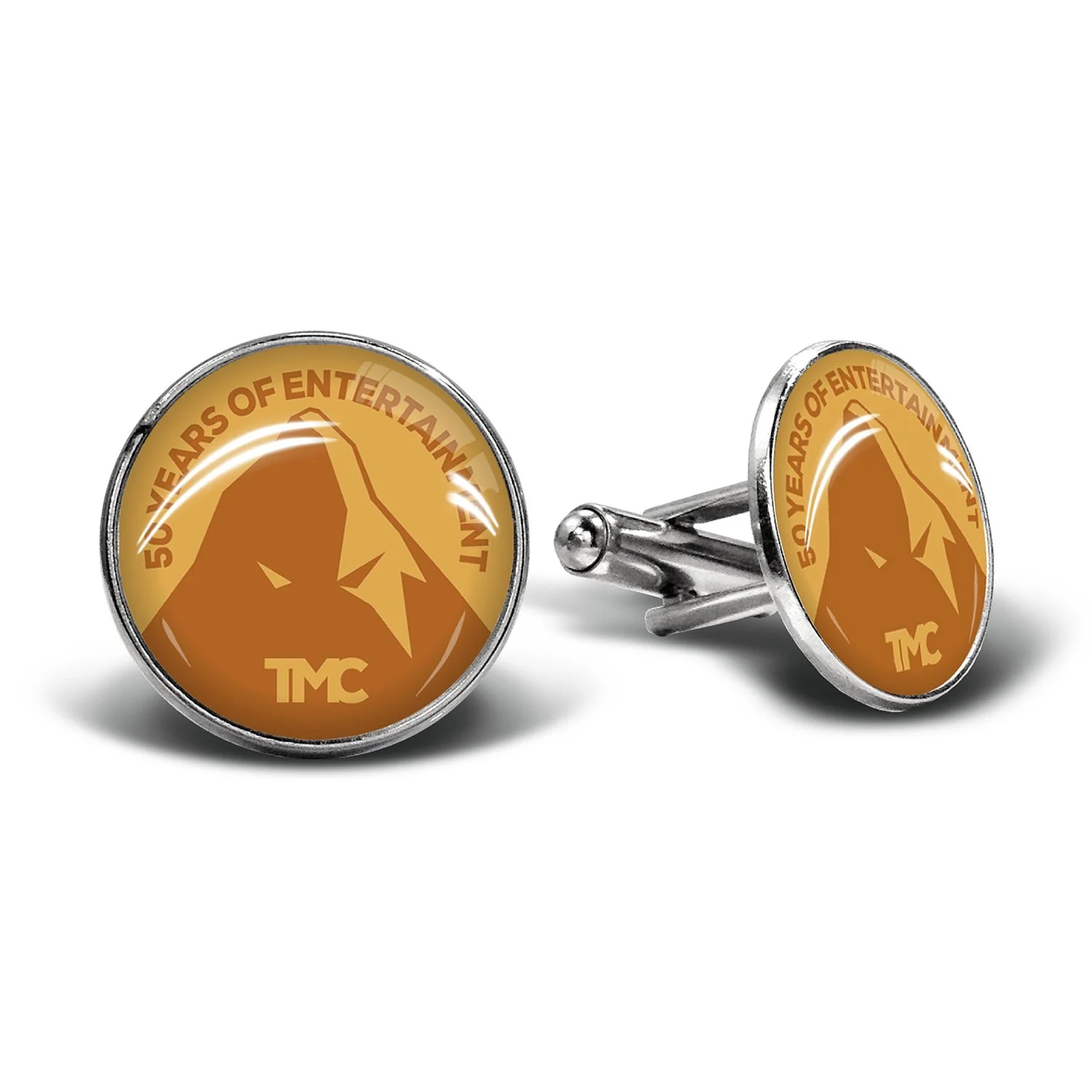 manchetknopen met bedrijfs logo