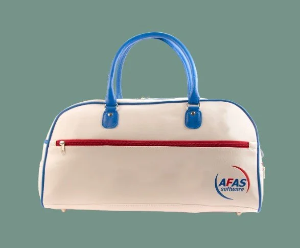 Retro reis tas eigen kleuren