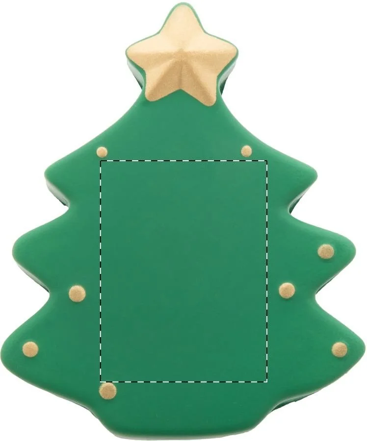 Anti stress kerstboom bedrukken