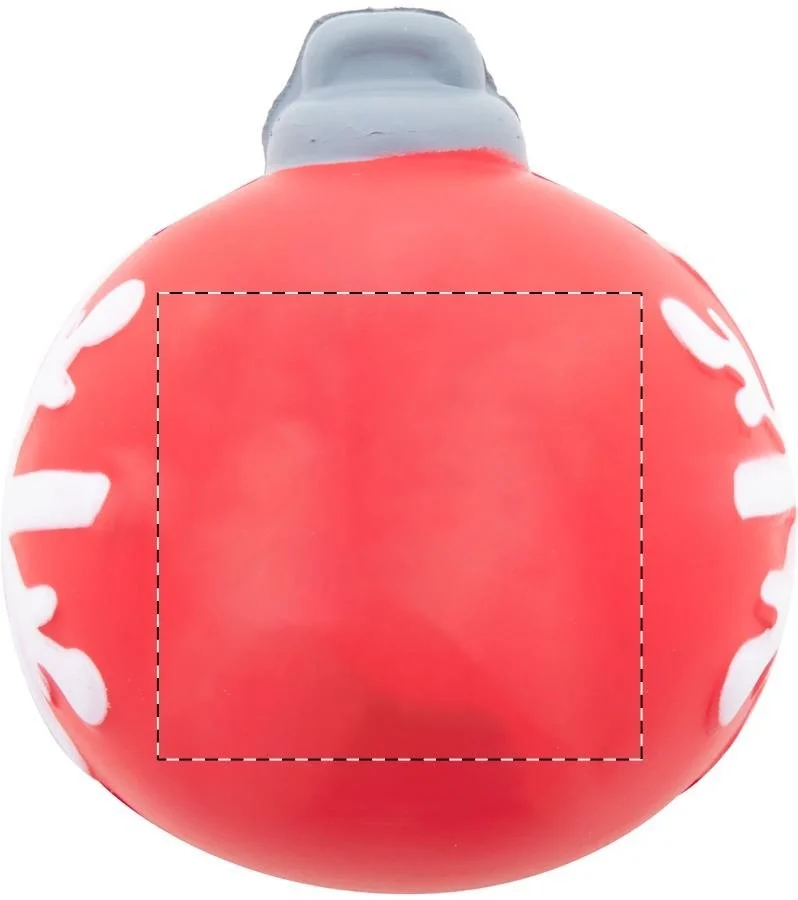 Anti stress kerst bal bedrukken