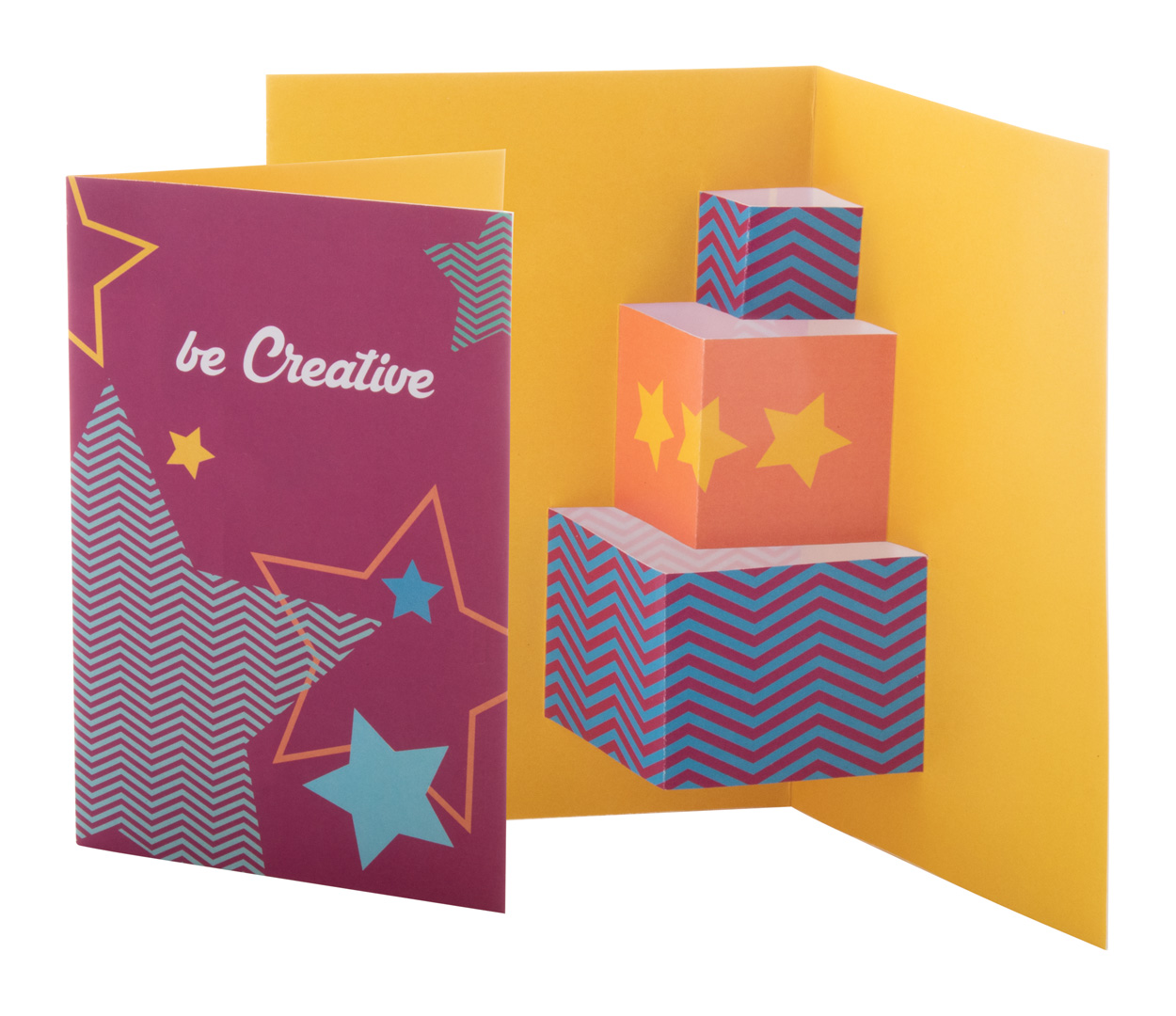 3D kerstkaart met cadeautjes