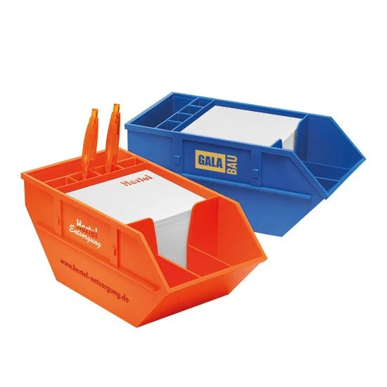 Vuil Container als memo bakje