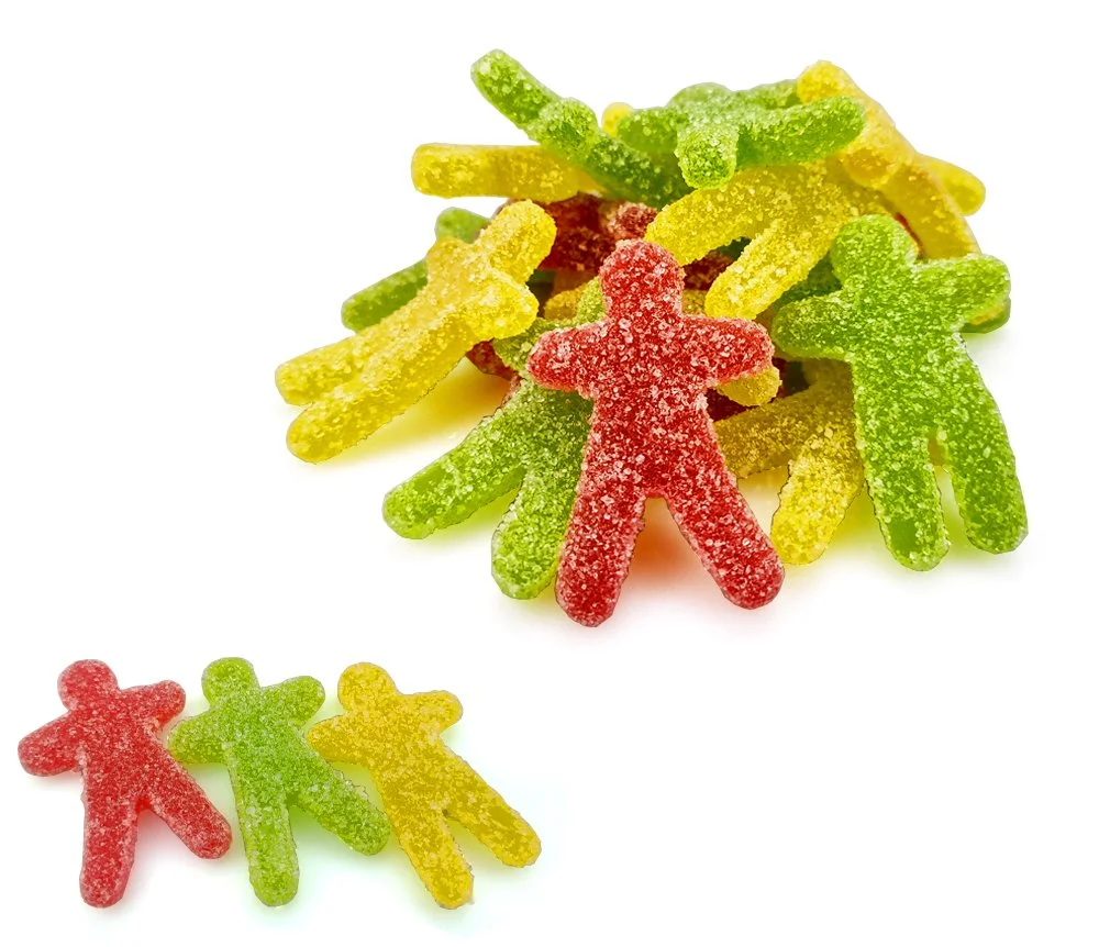 snoep in de vorm van mensjes