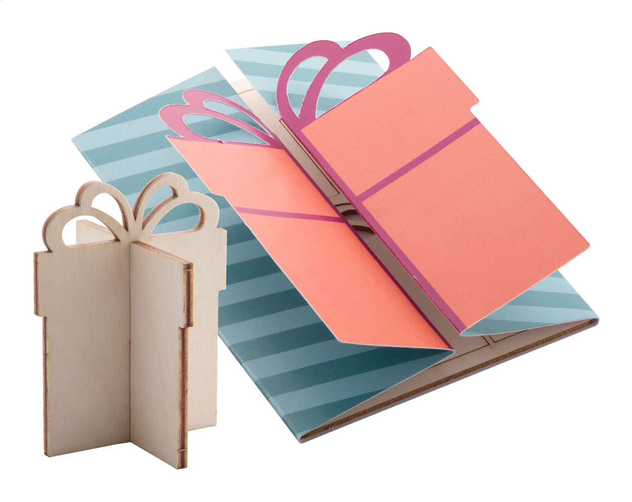 kerstkaart 3D cadeau