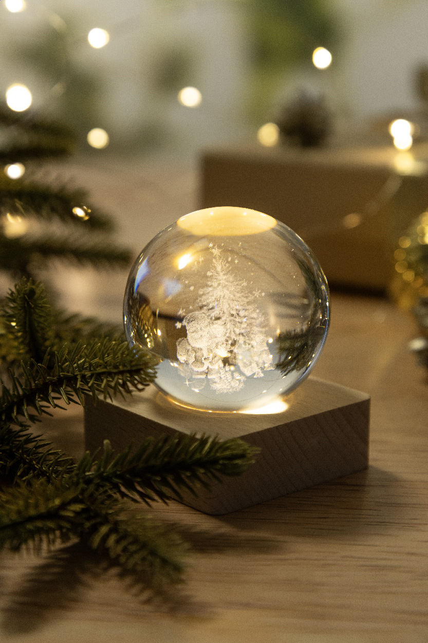 Kerstlichtbol