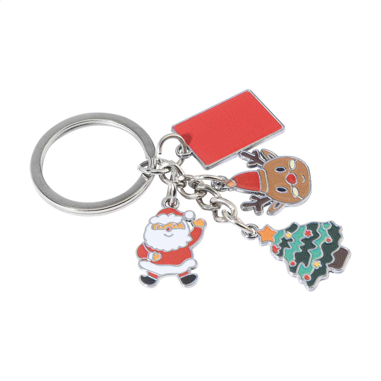 kerst sleutelhanger met eigen logo