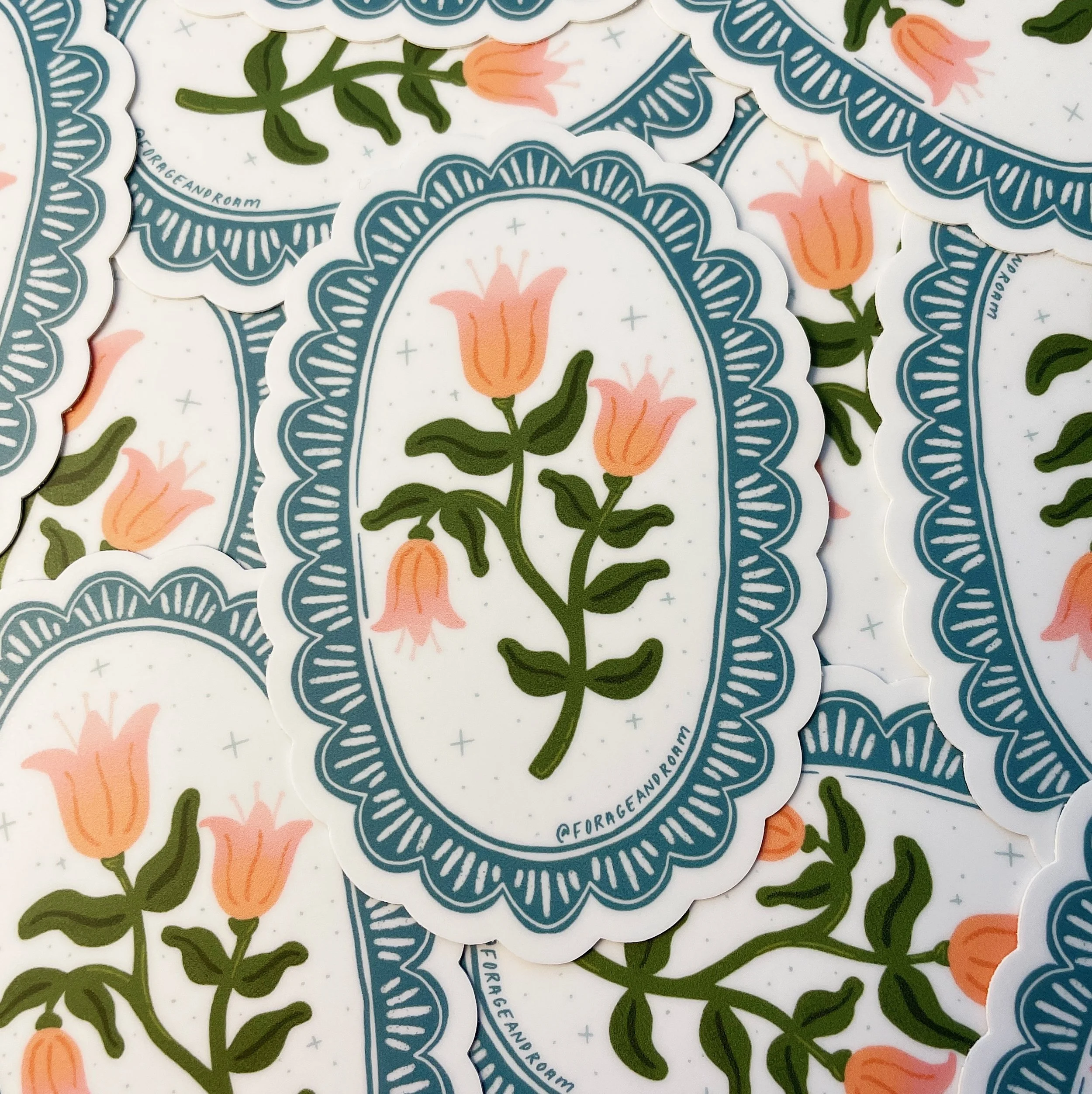 Flower Crest Sticker.JPG