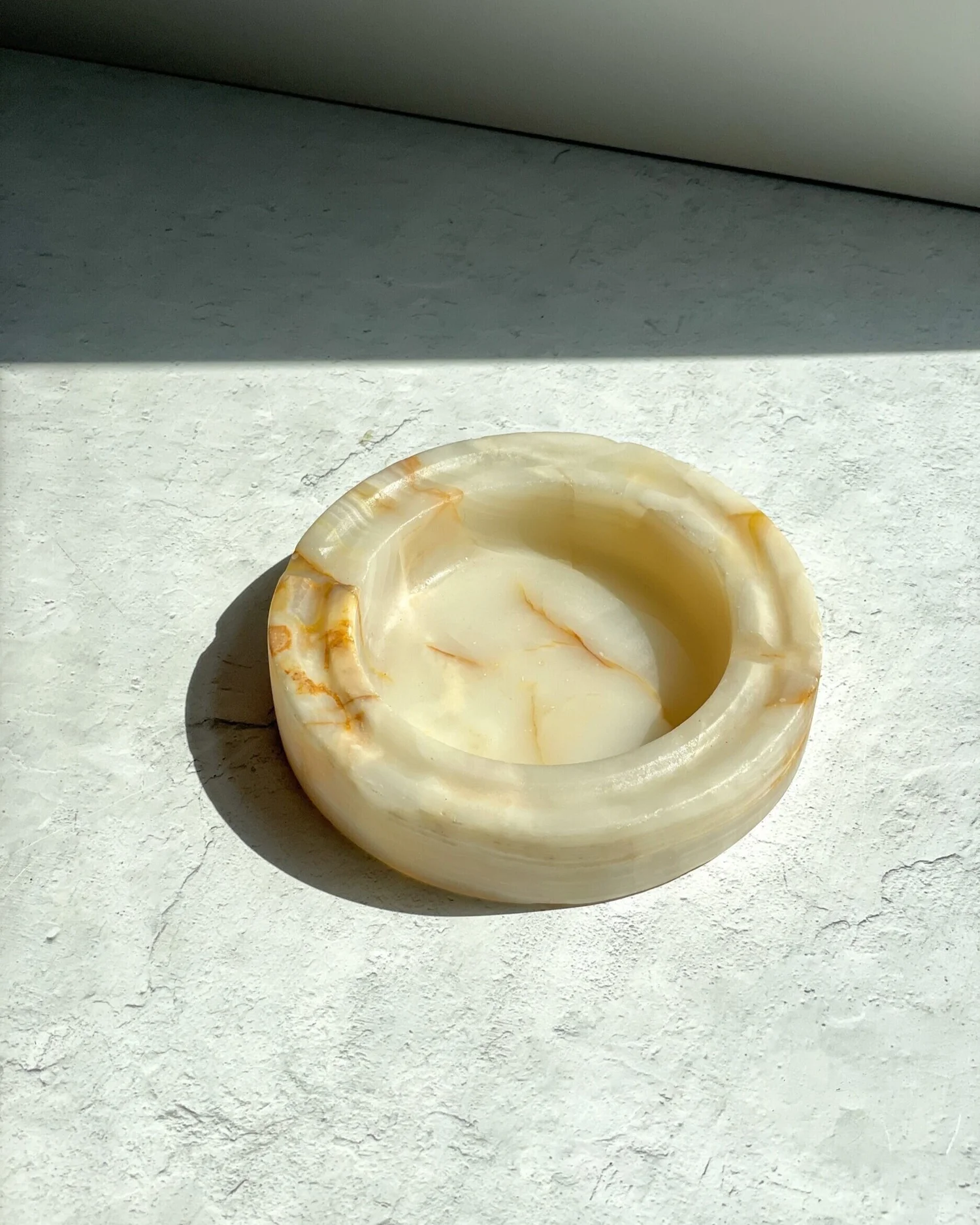 Vintage Onyx Stone Ashtray — MATERIAL REMAINS