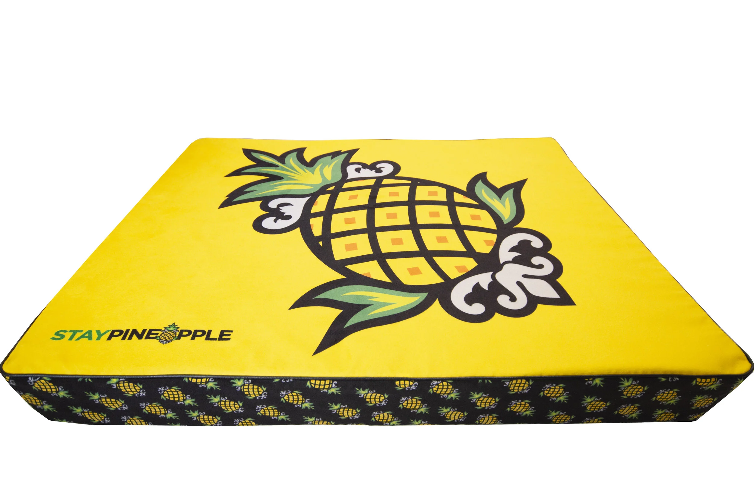 pineapple dog bed