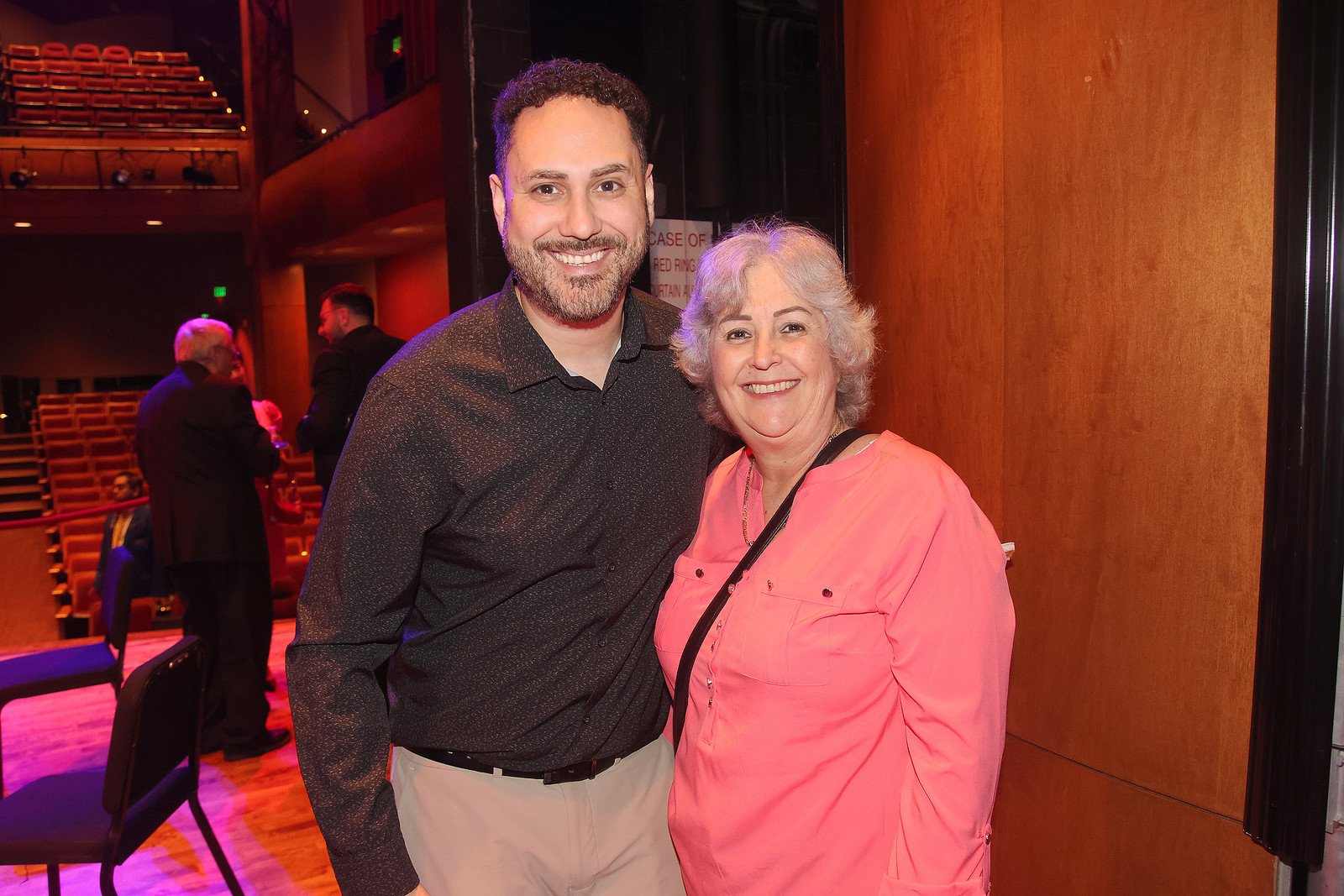 Carlos Sierra and mom - Post-concert reception - Photo by Pin Lim.jpg