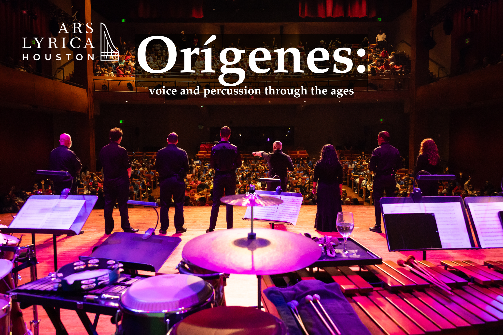 Orígenes: voice and percussion through the ages