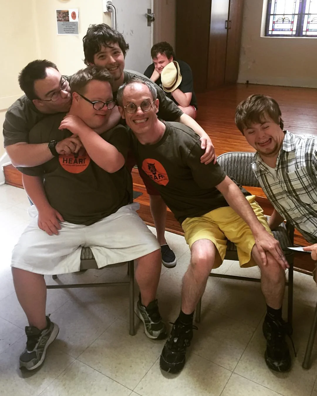 Chris with his friends at HEART