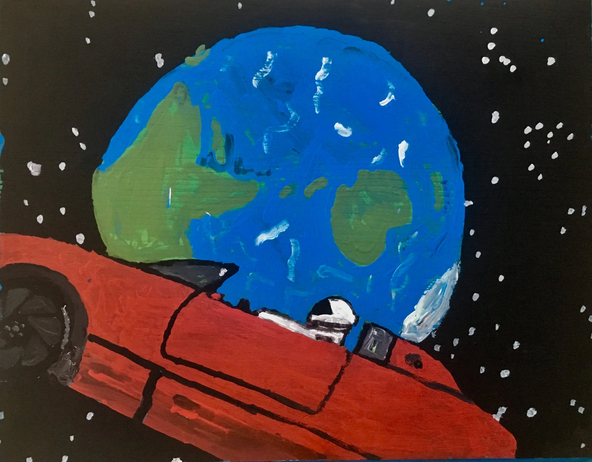 Car in Space