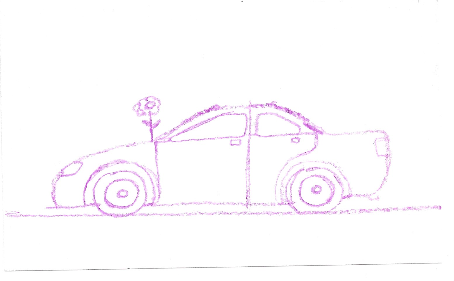 Flower Car Sketch
