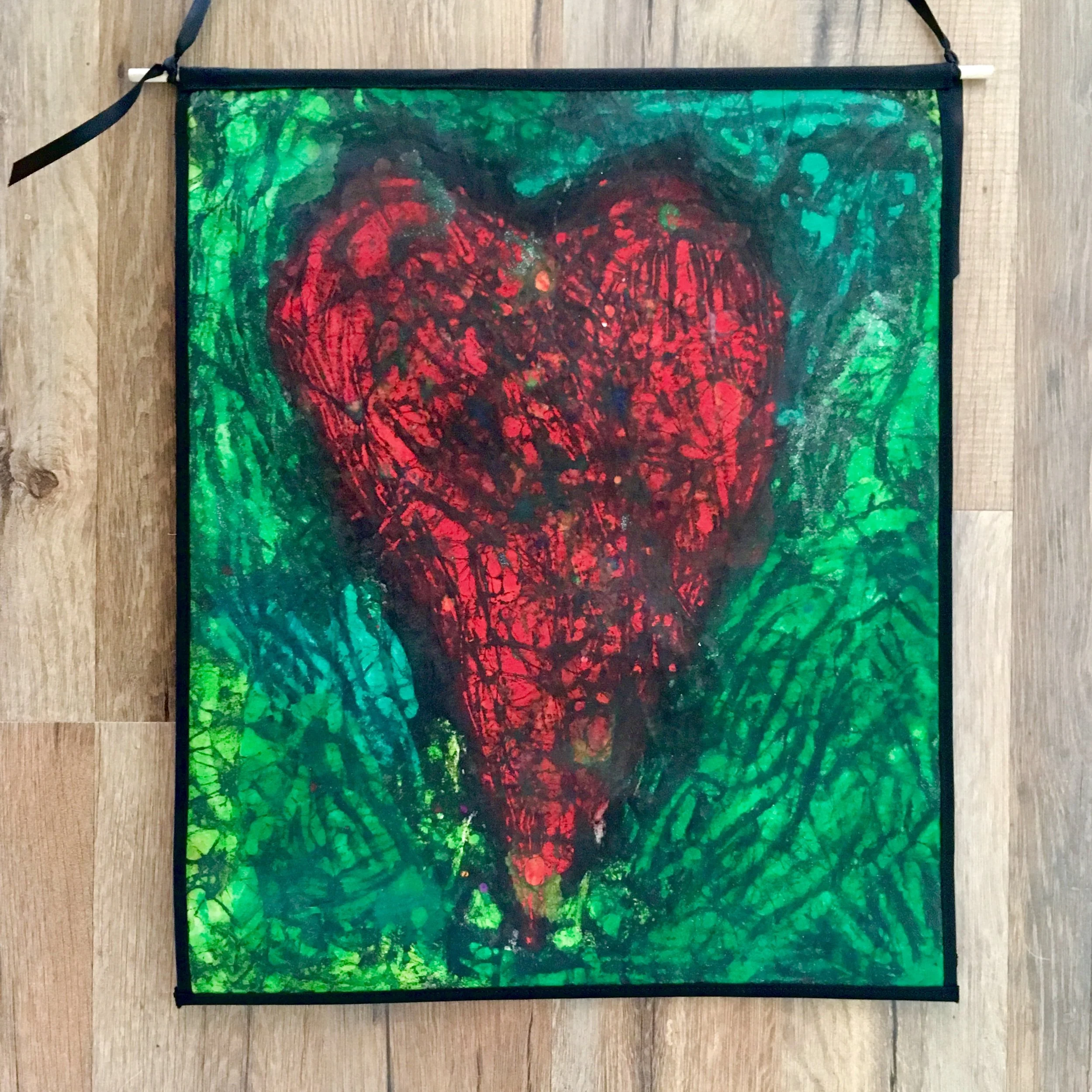 Heart Batik