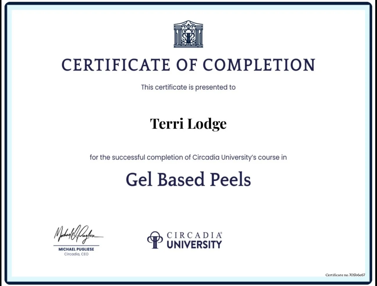 Circadia Gel Based Peels Certified