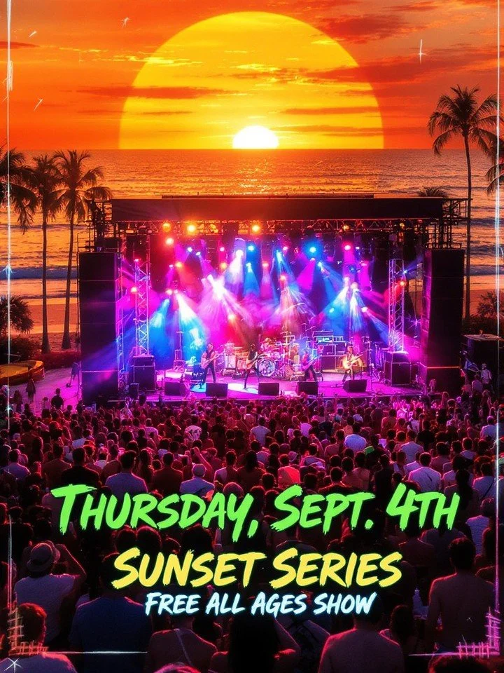 🎸 Fly By Radio &ndash; Live in Gulf Shores!

🌅 Sunset Series &ndash; Free All Ages Show

📍 Thursday, Sept. 4th &ndash; Gulf Place Public Beach

🎶 Hosted by the City of Gulf Shores
.
#FlyByRadio #GulfShores #GulfShoresAL #SunsetSeries #LiveMusic #