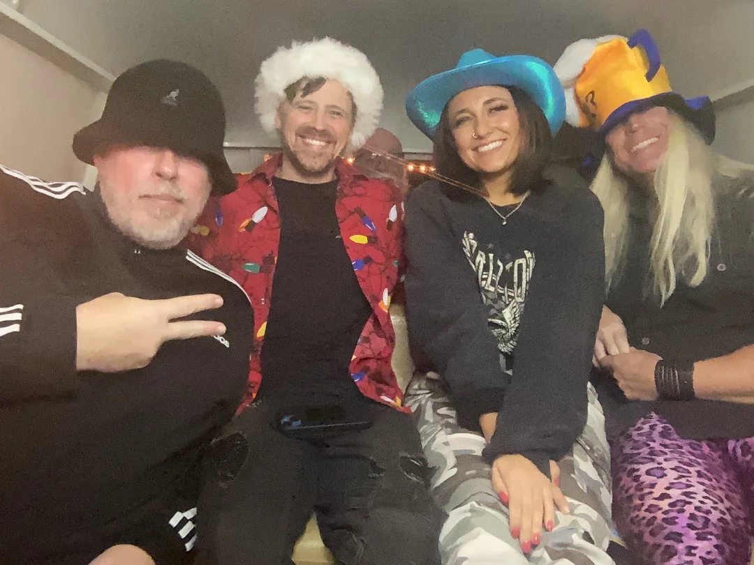 It&rsquo;s hard to pass up a Photo Booth opportunity 
.
#flybyradio #photobooth #christmasparty