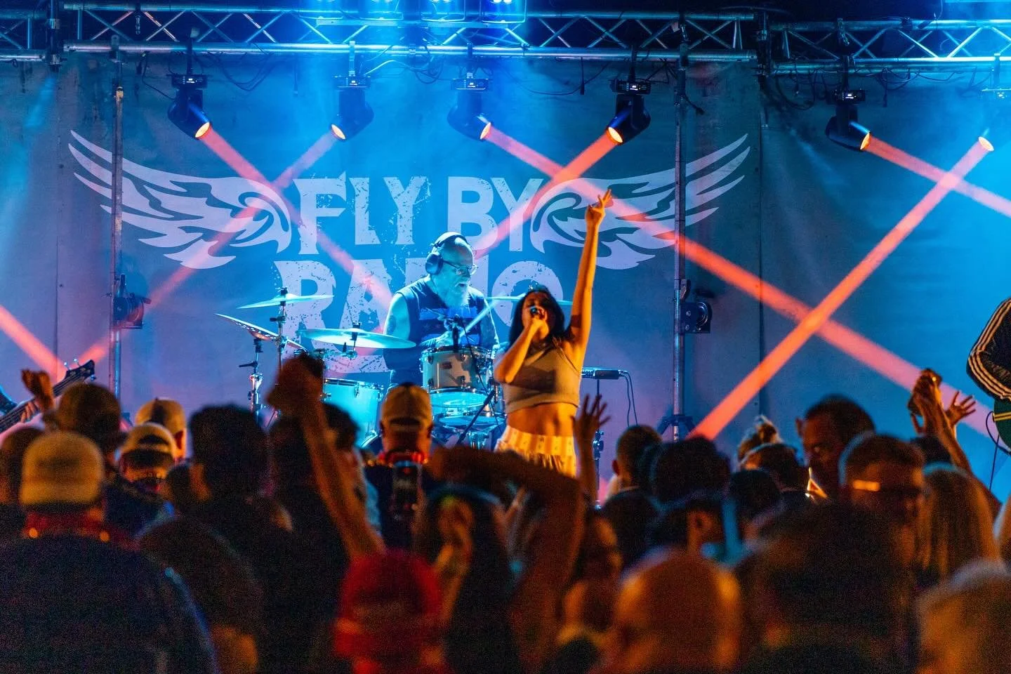 A few pics from the weekend 🤘🏼
.
#flybyradio #rocknroll #party