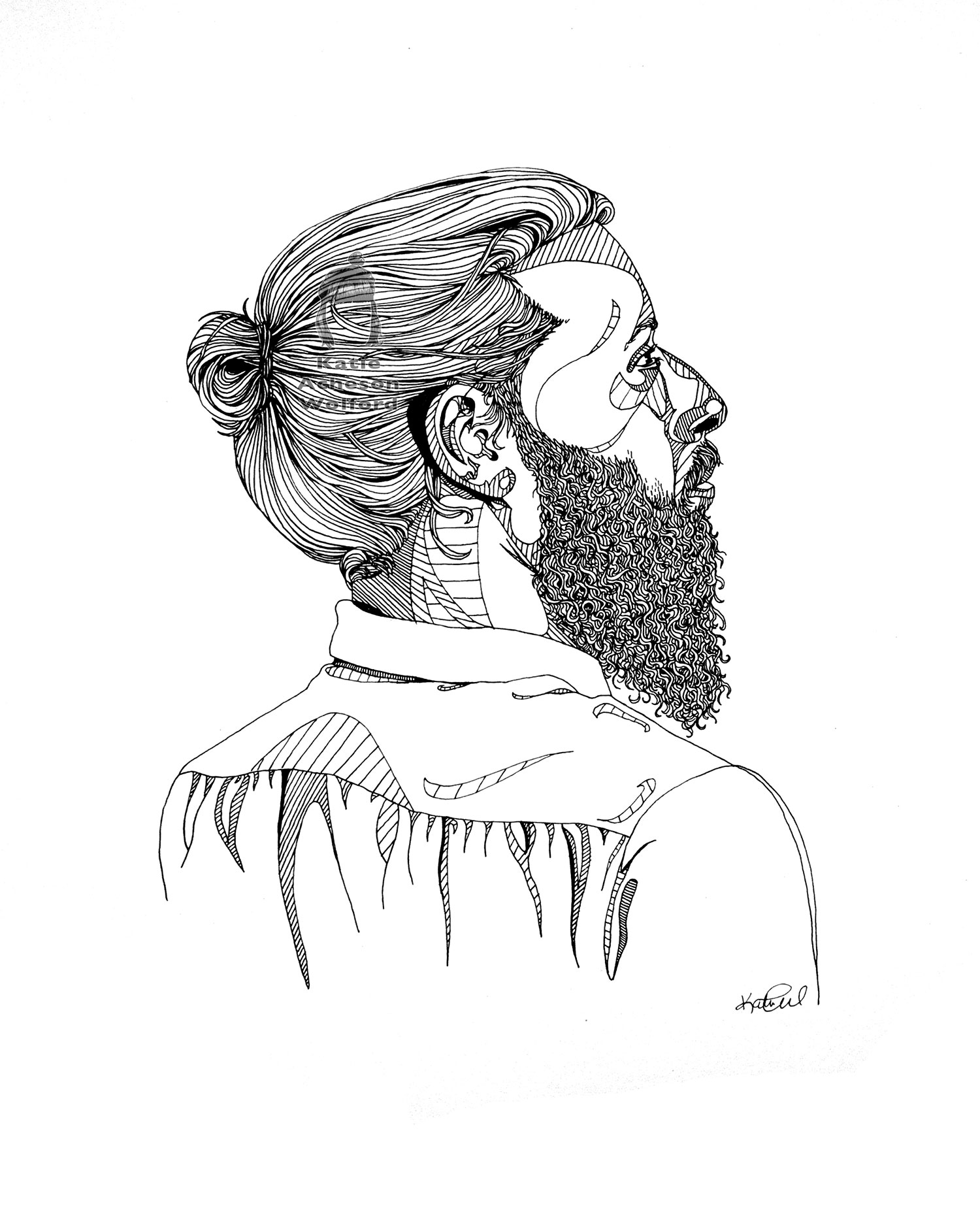 "Human Bun" by Katie Acheson Wolford