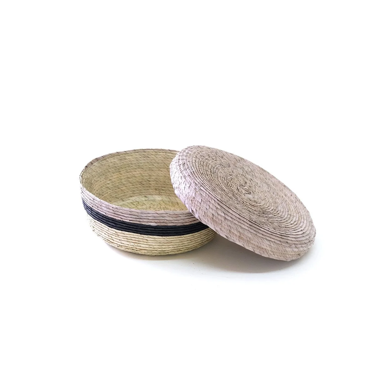 Tortillero de palma - DUO Arena + Negro