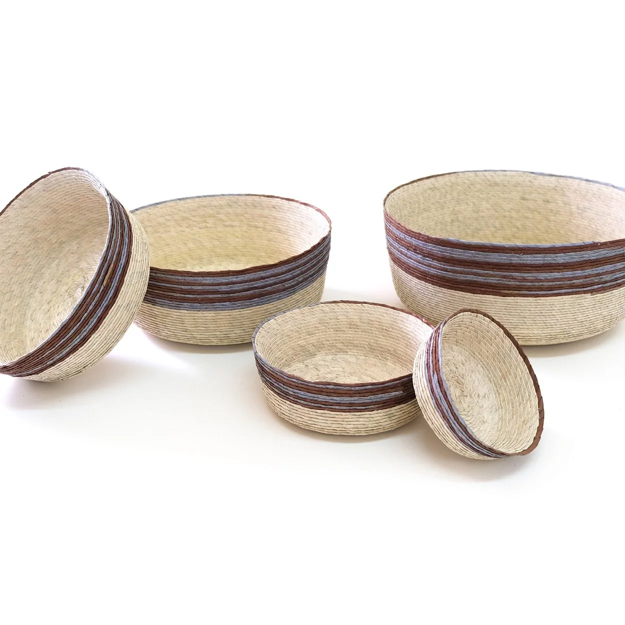 Canasta Redonda  - ZEBRA Miel