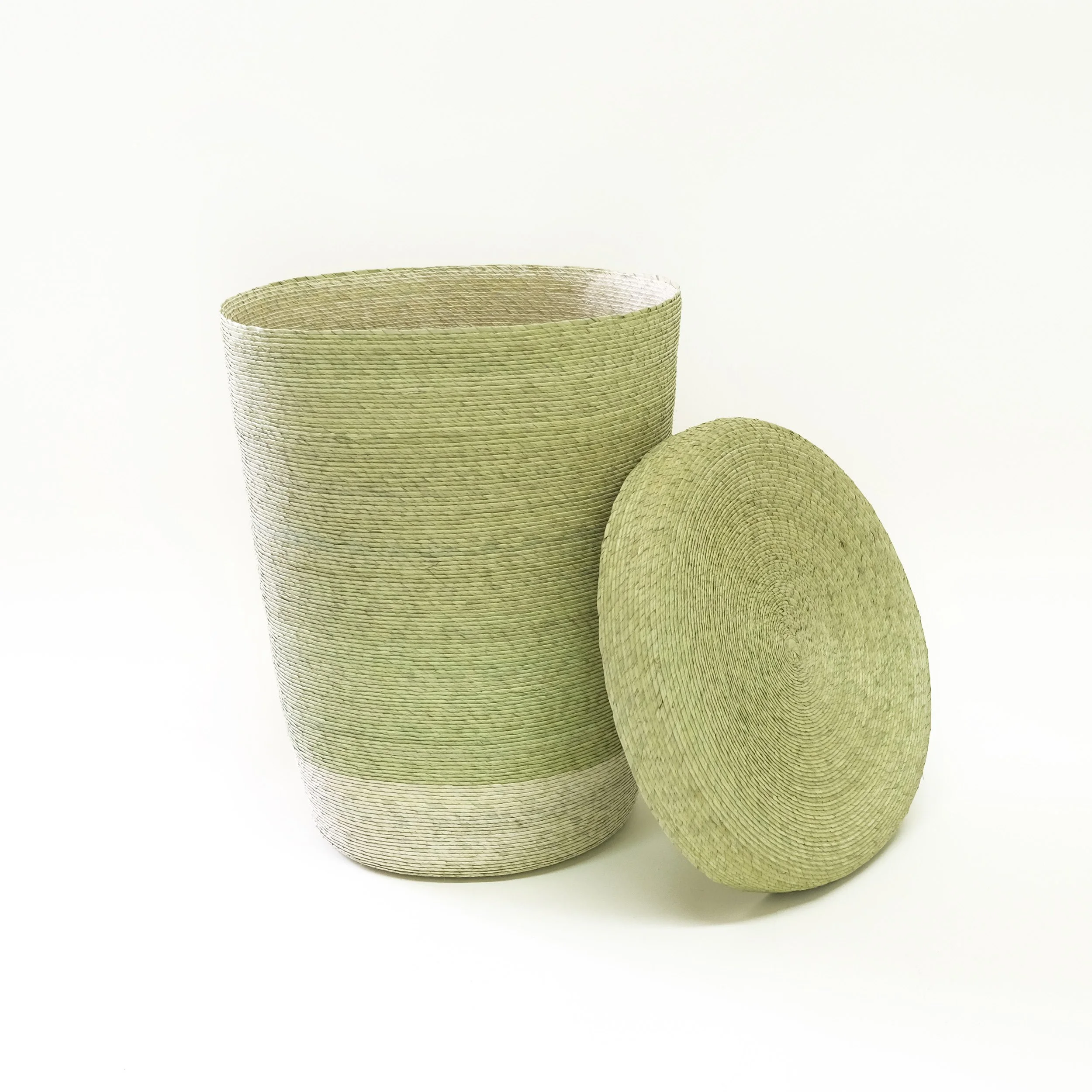 Hamper con tapa - Pistache