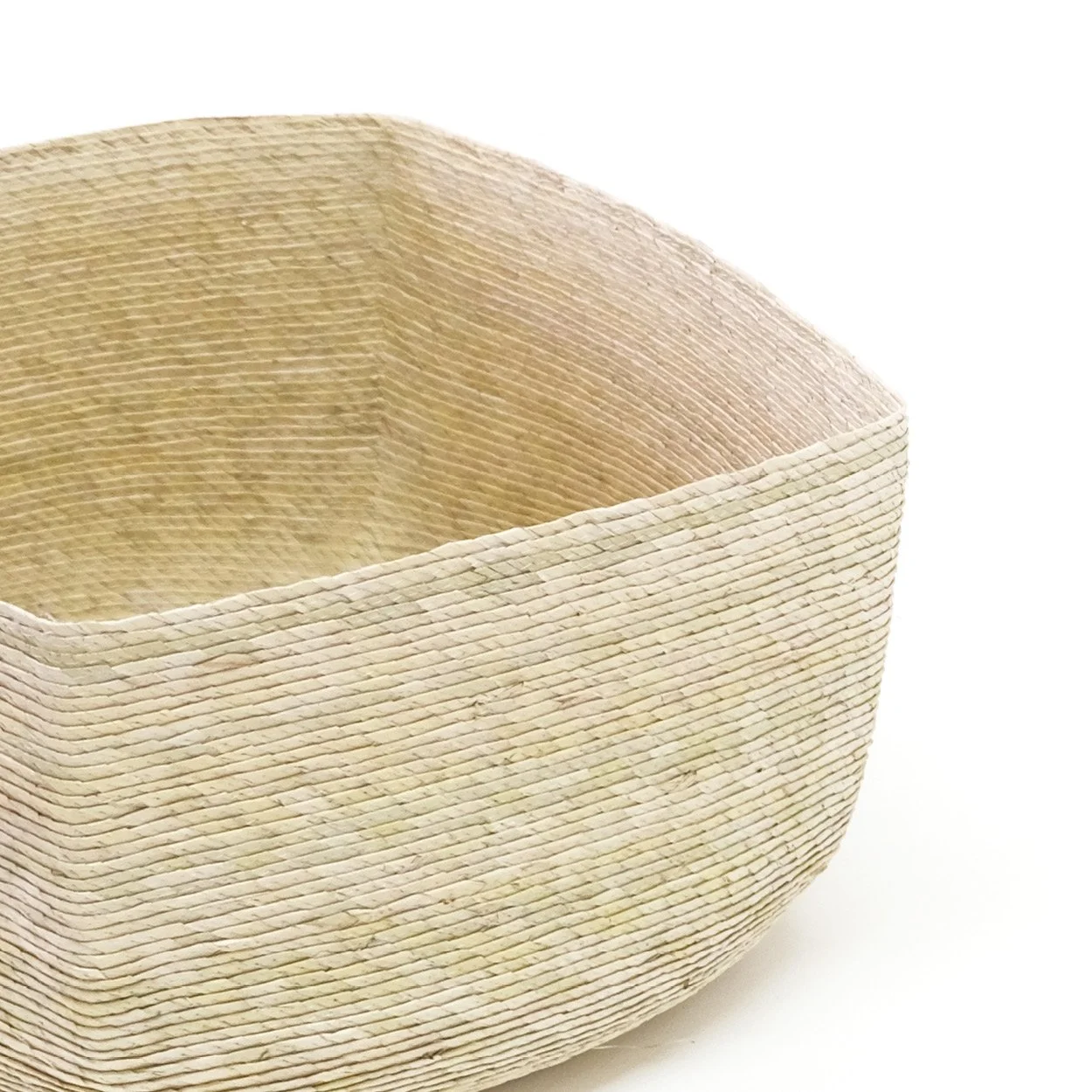 Large Square Basket - All Natural