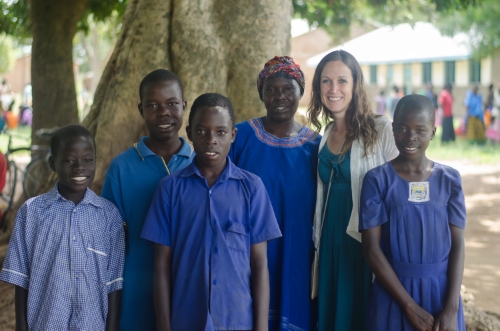 Acero Joyce, 31, Ogoloi B Village. Pictured with four of her seven children: Odongo Solomon, 12. Opio Joshua, 11. Acen Martha, 11. Okello Isaac, 7.