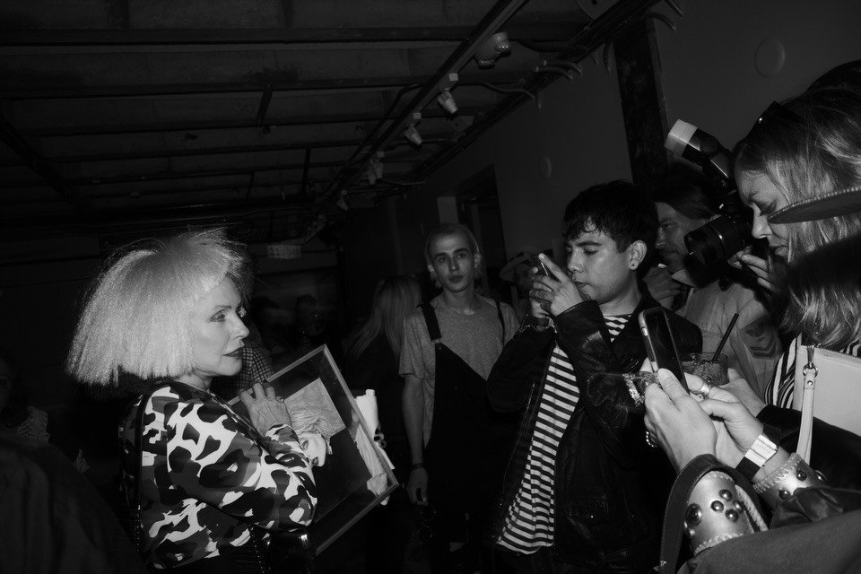 Awhile back with @blondieofficial in LA @lindaramone and that kid that found Vivian Maier&rsquo;s photos.