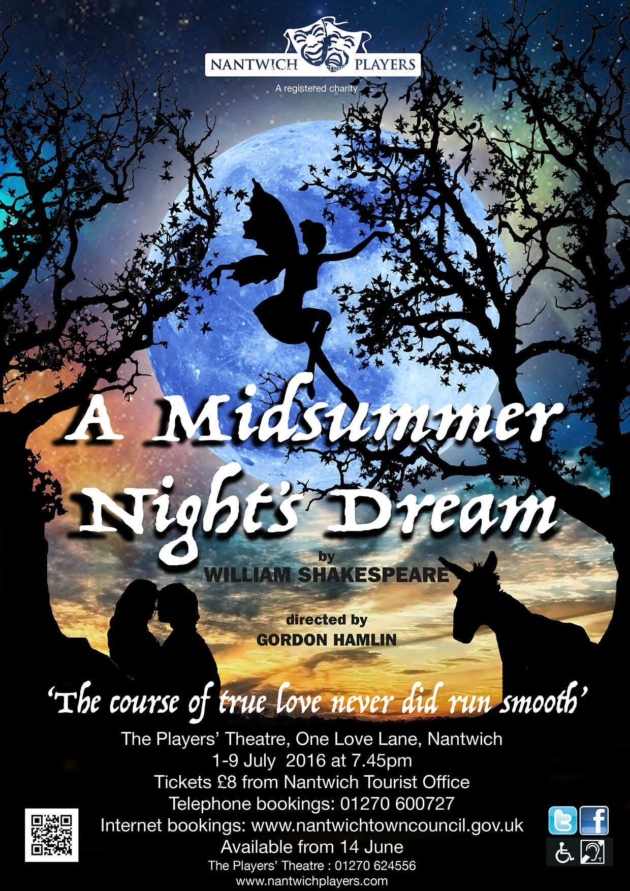 Nantwich Players A MIDSUMMER NIGHT'S DREAM - Audition
