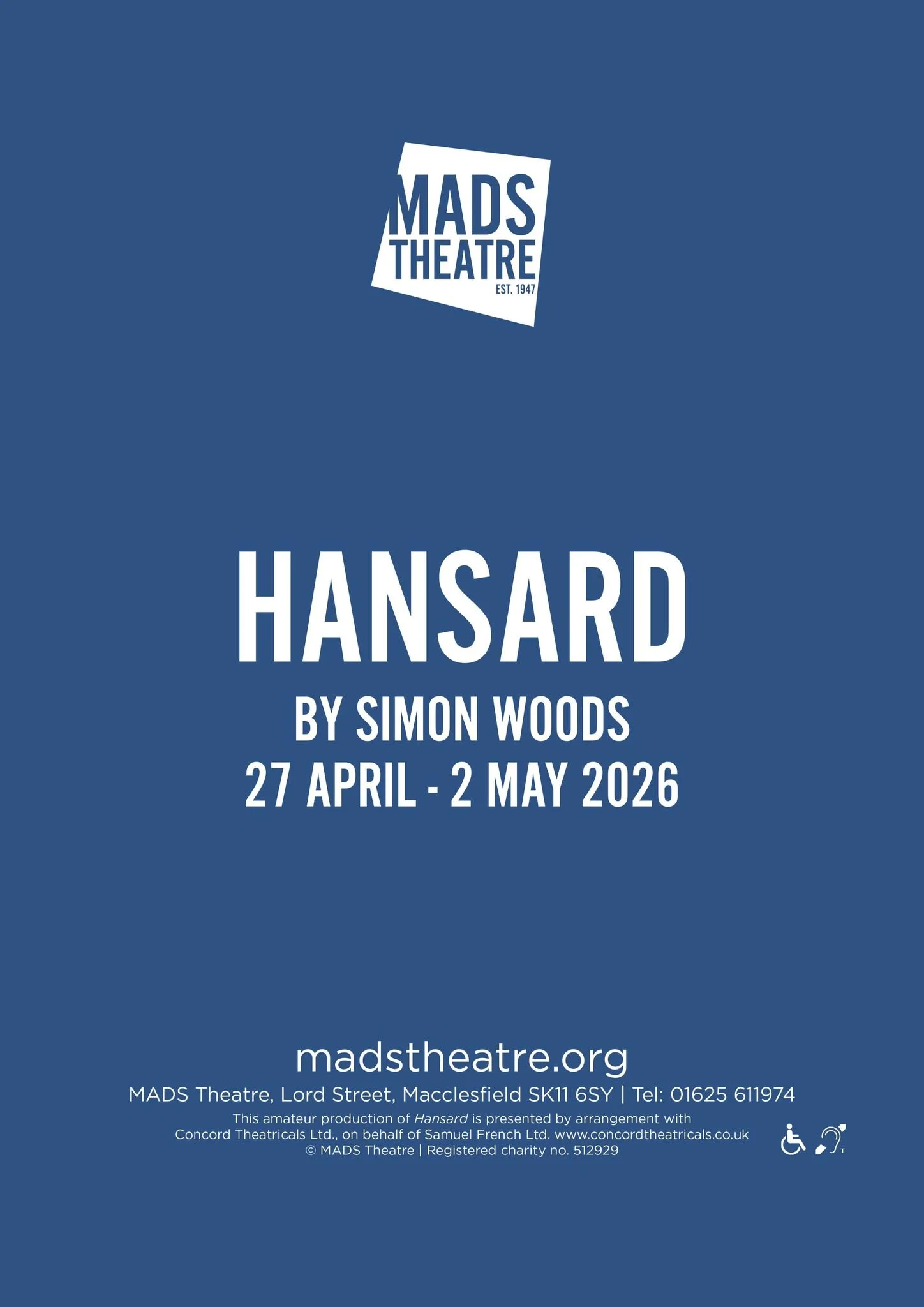 MADS Theatre - Hansard by Simon Woods