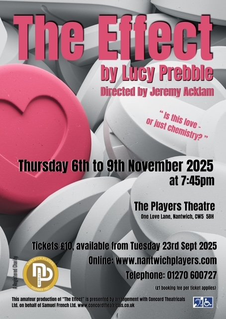 Nantwich Players - The Effect by Lucy Prebble 