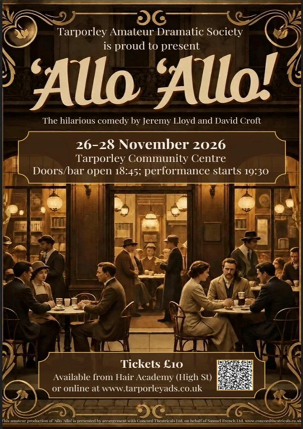Tarporley Amateur Dramatic Society - Allo Allo!