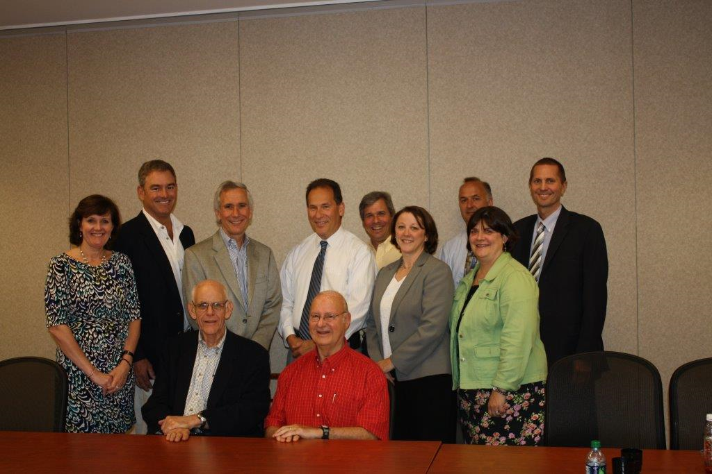 Dr. R.K. Laros Jr. and Gordy Mowrer in 2007 with the R.K. Laros Board of Trustees 