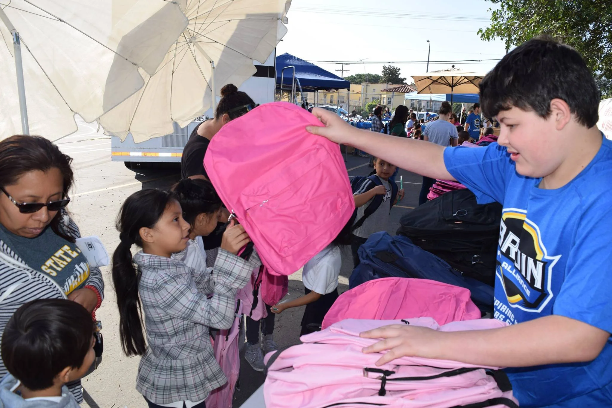 VIDEO: BFA and LAPD Help Out "Operation School Bell"
