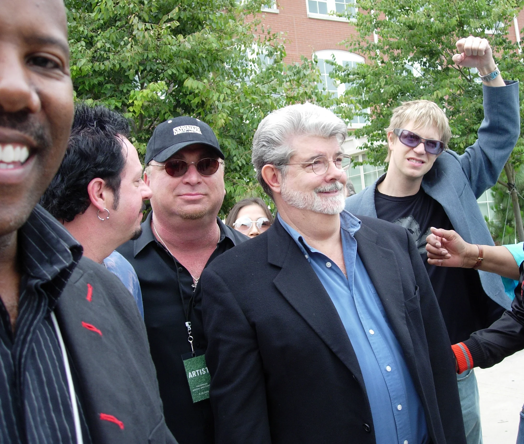 Nathan East, Steve Lukather, David Paich, George Lucas, jb The Presidio, SF, CA 2005