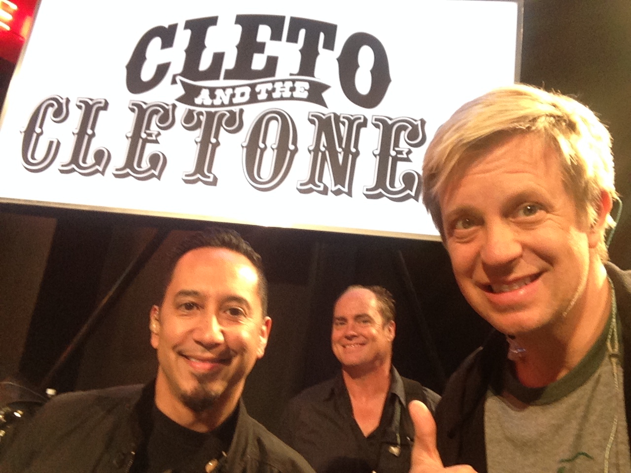 1/2 of the Cletones: w/ Cleto & Jimmy Earl Austin, TX "Jimmy Kimmel Live" 2014