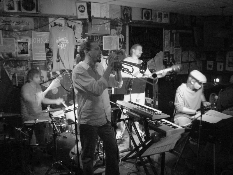 working it out w/ Shogun Warrior (Toss Panos, John Daversa, Jimmy Johnson) @ Baked Potato, Universal City, CA