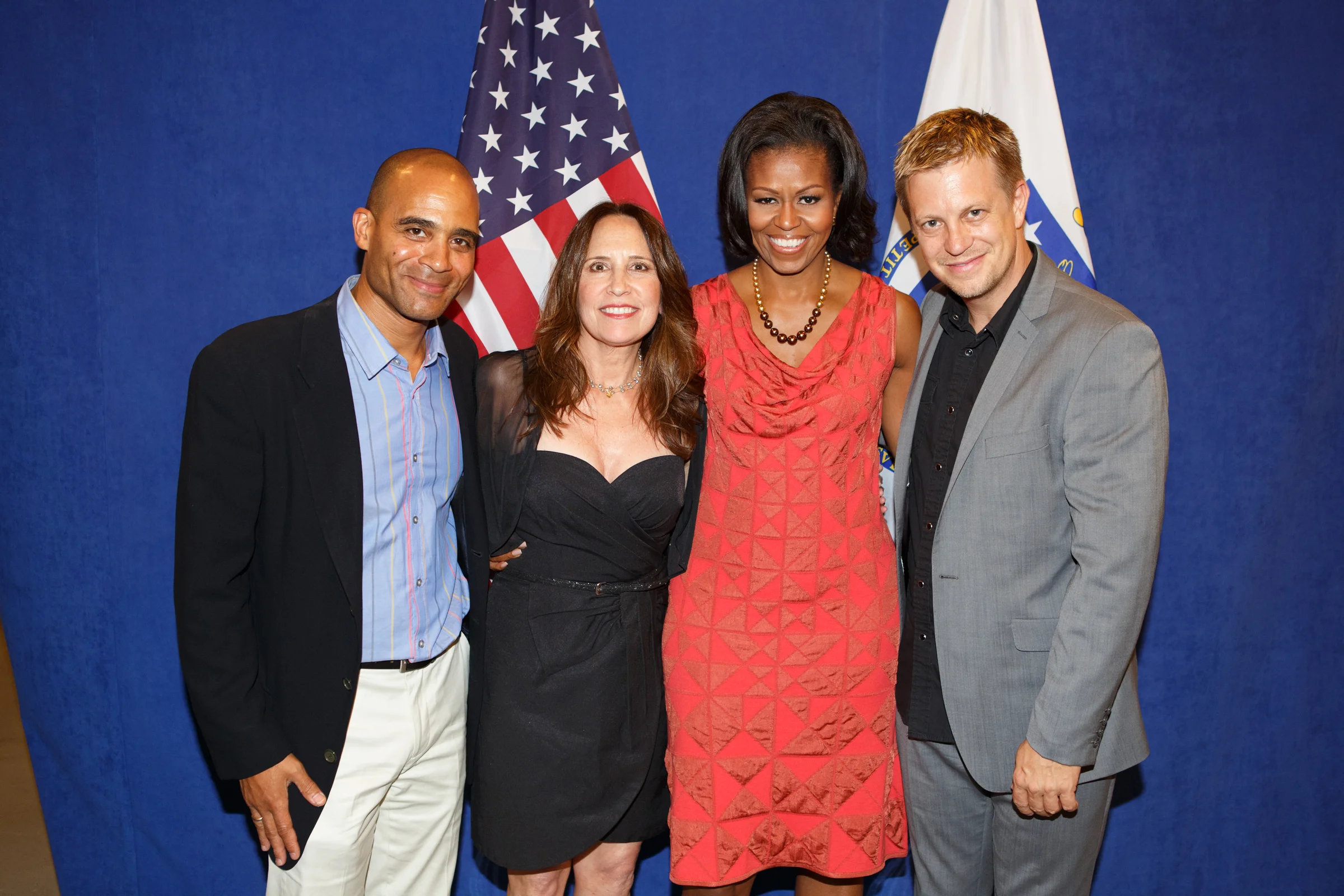 w/ Owen Young, Kate Markowitz, First Lady Michelle Obama; Lenox, Mass 2012
