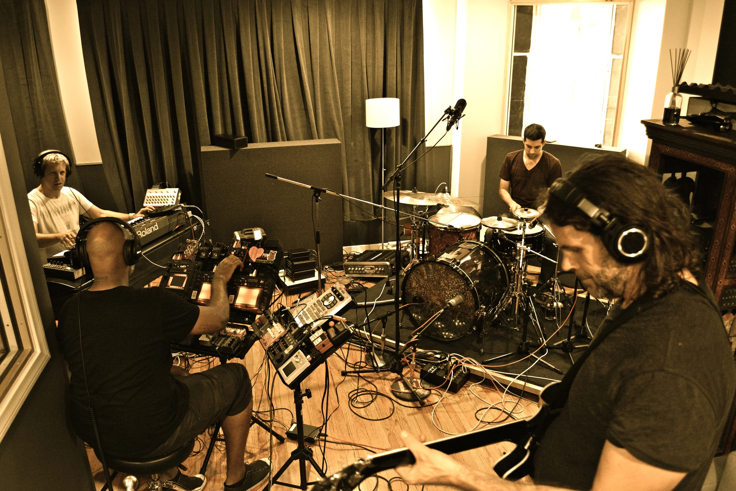 w/ Troy Ziegler, Mark Guiliana, Tim Lefebvre making Beat Music LA Aug. 19, 2013