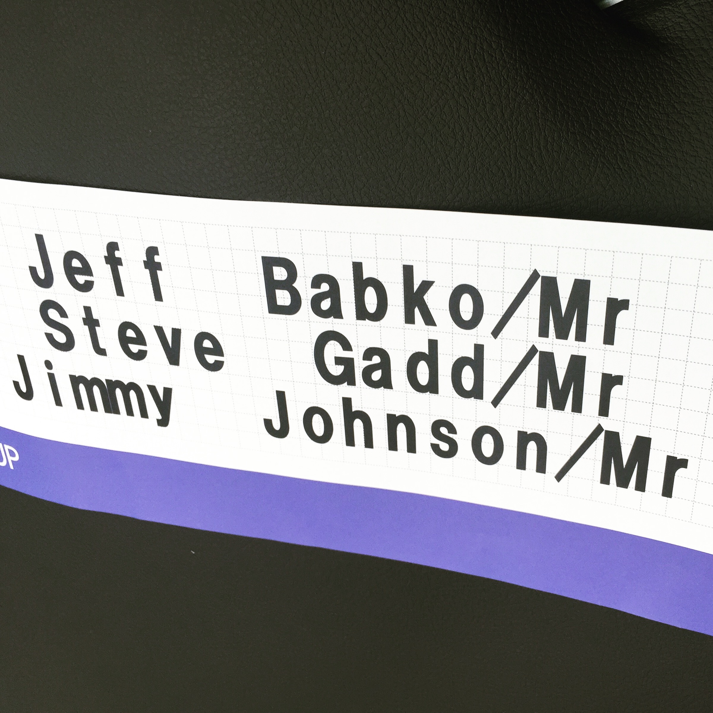 ah, but first billing here! dream trio. Babko/Gadd/Johnson (as if)- James Taylor trip to Japan for Seiji Ozawa's 80th.