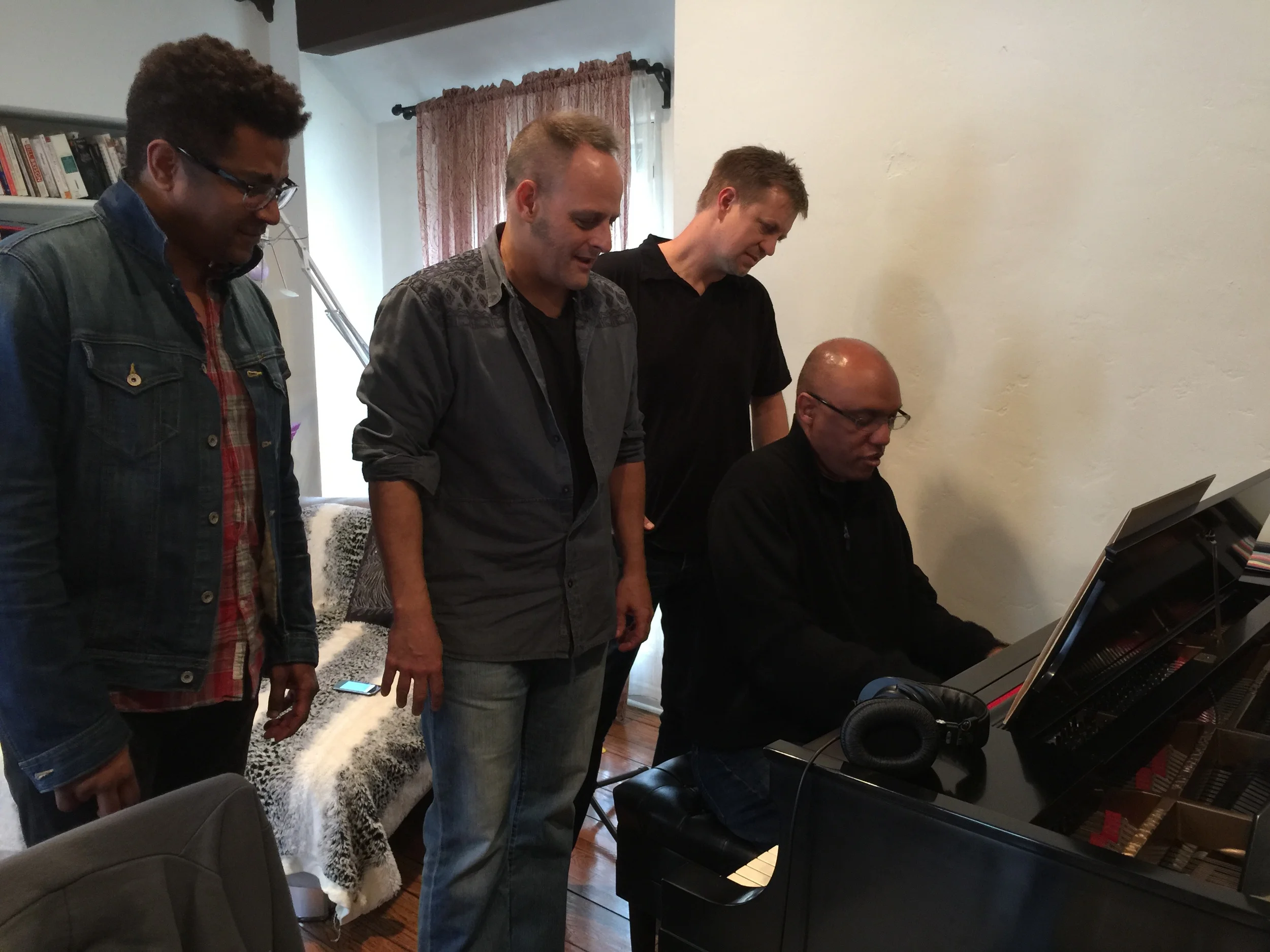 Caffeinated Keyboardist podcast recording w/ Deron Johnson, Scott Healy & Billy Childs