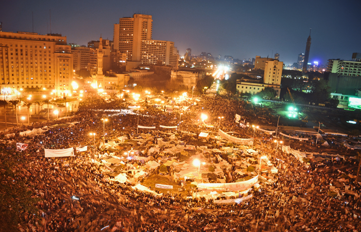 Demonstrations on Tahrir Square, Egypt. Picture by Jonathan Rashad - CC BY-NC 2.0