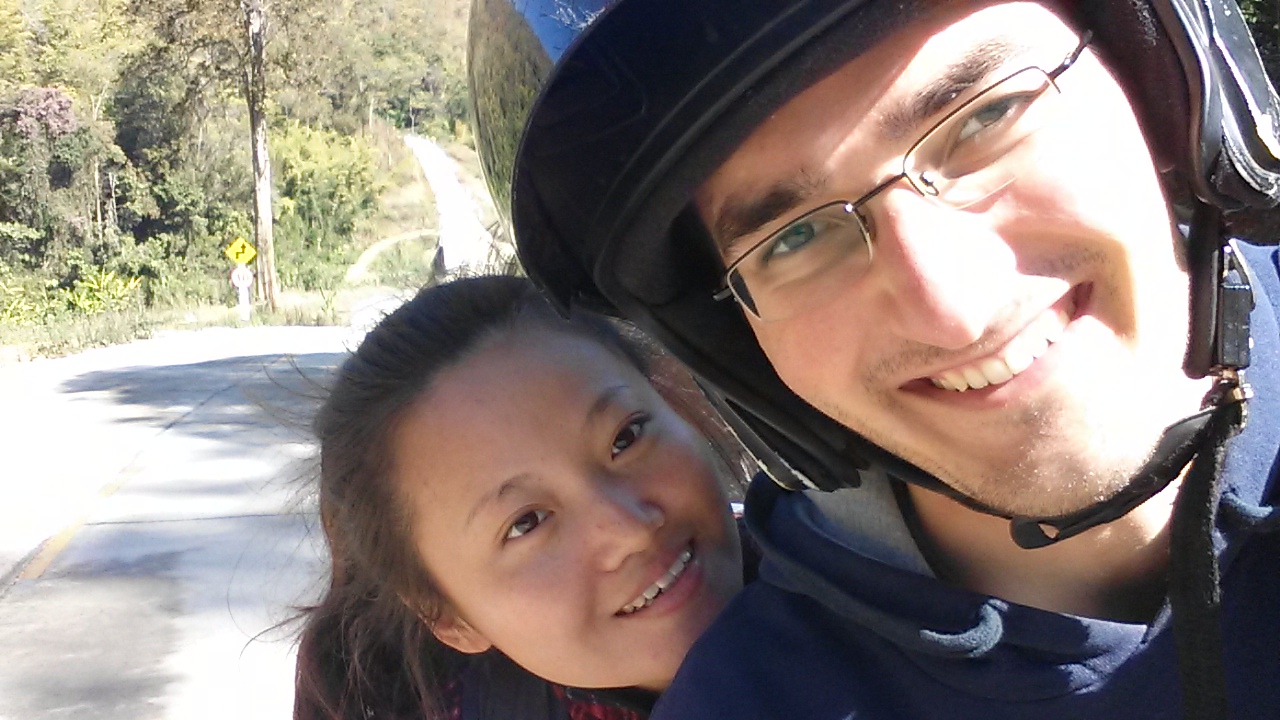 Mit dem Roller zum Hotspring